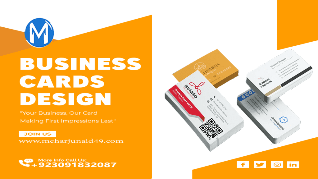 yellow and white business cards