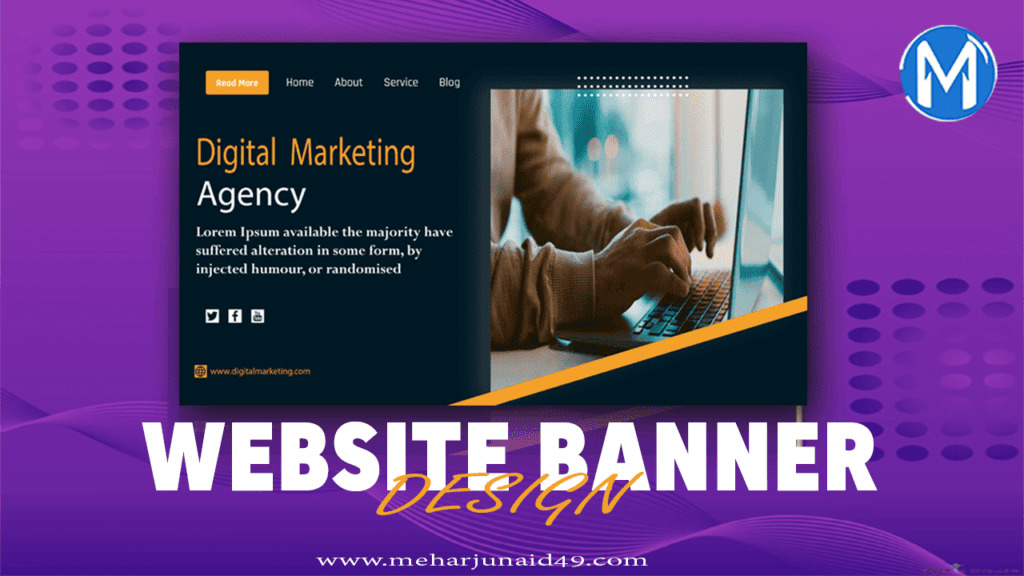 web-banner made by graphic designing